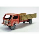Large scale Wooden Vintage Issue Tipping Truck, French made. Maker Mark part worn away hence