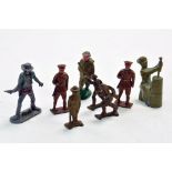 Varied group of metal figures, various makers and interesting issues.