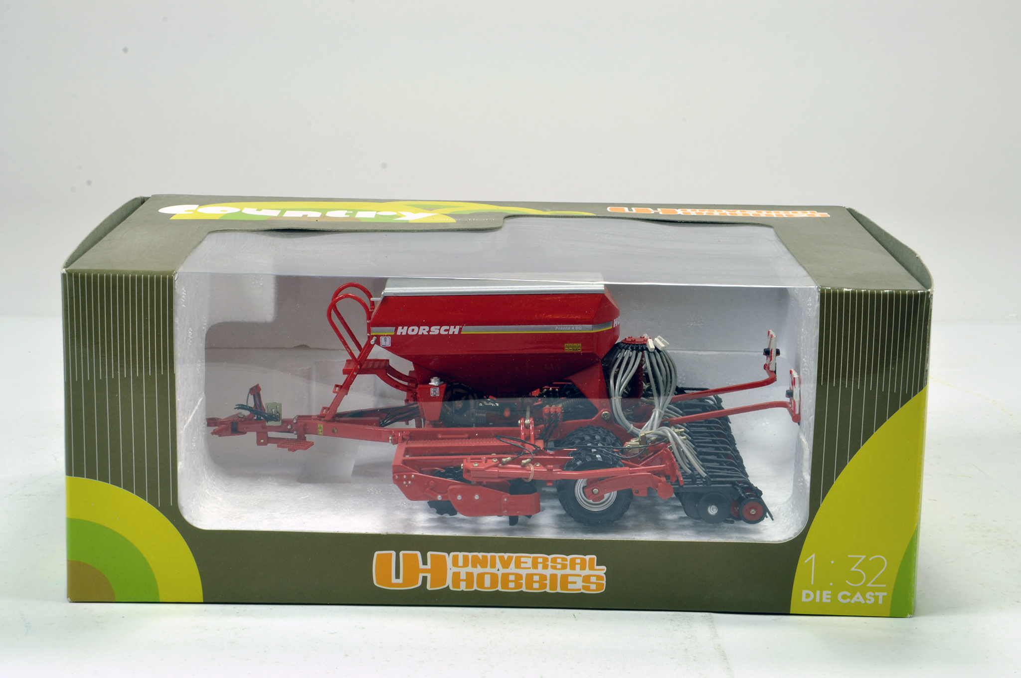 Universal hobbies 1/32 Horsch Pronto Seed Drill. Generally excellent in box.