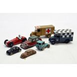 Interesting group of toys comprising scarce plastic Dinky Copy of No. 231 Maserat plus Lego VW1200