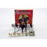 Britains metal figure group of 'The Queen' including a boxed example. Generally Very Good to