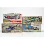 Airfix 1/72 Plastic Model Kit comprising FW190-8 plus BAC Jaguar, EE Electric Lightning and TBM-3