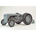 A hand built and crafted approx. 1/4 scale model of the Ferguson Tractor with rear linkage and