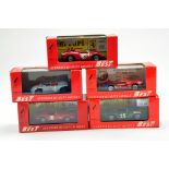 A group of Best 1/43 diecast issues comprising No. 9064, 9091, 9039, 9021 and 9120. Ferrari and