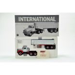 First Gear 1/34 International Semi Dump Trailer in livery of Sand and Gravel. Excellent to Near Mint