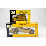 Ertl 1/50 CAT D10N Track Type Tractor plus CAT 631E Wheel Tractor Scraper. E to NM in Boxes.