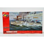 Airfix 1/72 plastic model kit comprising German S Boat. Excellent and Complete.