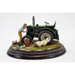 Country Artists Presentation Piece 'Cartridge Start' comprising Field Marshall Tractor. Superb