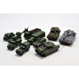 Dinky Diecast Military group comprising various issues. Generally Good to Excellent.