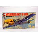 Airfix 1/24 Plastic Model Kit comprising Messerschmitt BF109E. Excellent and Complete.