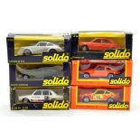 Solido 1/43 Diecast Group comprising No. 68, 76, 89, 90, 63 and 24. Excellent to Near Mint in Boxes.