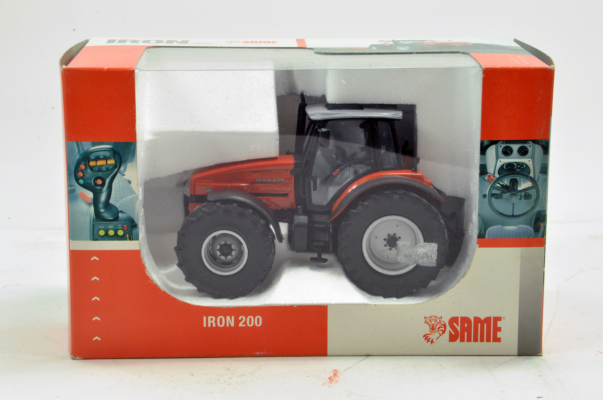 ROS 1/32 Same Iron 200 Tractor. Excellent to Near Mint in Box.