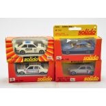 Solido 1/43 Diecast group comprising some promotional issues including No. 1350, 1320, 1340 and