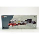 Corgi 1/50 Diecast Truck Issue comprising No. 17602 Scammell Constructor Heavy Haulage Set in the