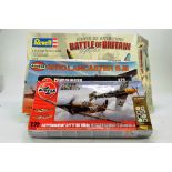 Revell 1/72 Plastic Model Kit comprising Battle of Britain Gift Set plus Airfix 1/144 Lancaster plus