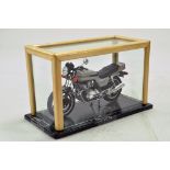 Impressive 1/12 hand built Honda CB750 Motorcycle in Display Case. Superb.