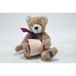 Hermann (Germany) Limited Edition No. 43 of 250 Biggi Ketzel Mohair Bear 'Michy'. Excellent.