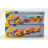 Corgi 1/50 diecast truck Showmans issue comprising No.97887 Bedford Set plus No. 97889 AEC in the