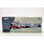 Corgi 1/50 Diecast Truck Issue comprising No. 17601 Scammell Constructor Heavy Haulage Set in the