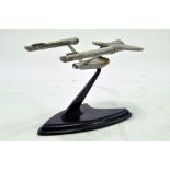 Franklin Mint impressive display model of Star Trek USS Enterprise. Excellent.