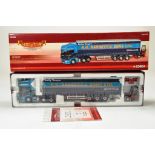 Corgi Diecast Truck Issue comprising No. CC13717 Scania R series curtain trailer. In the livery of