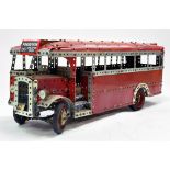 An impressive large scale Meccano single deck Bus with the livery of Kingston No. 215 Esher. 60 cm