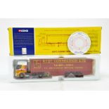 Corgi 1/50 Diecast truck issue comprising No. 75604 Renault Premium Curtainside in livery of Kent