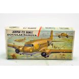 Airfix 1/72 Plastic Model Kit comprising Douglas Dakota. Appears Complete.