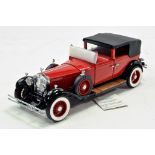 Franklin Mint 1/24 precision issue comprising 1929 Rolls Royce Phantom I Cabriolet Deville. Superb