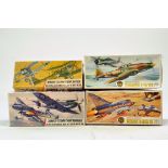 Airfix 1/72 Plastic Model Kit comprising Dogfight Doubles Assortment inc Spitfire and ME110.