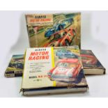 Airfix Motor Racing Group of Part completed Sets with Boxes. No Cars. Some hard to find.