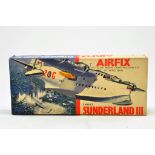 Airfix 1/72 Plastic Model Kit comprising SHORT Sunderland III. Appears Complete.