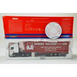 Corgi Diecast Truck Issue comprising No. CC13226 DAF XF space cab Curtain trailer. In the livery