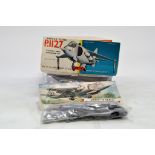 Airfix 1/72 Plastic Model Kit comprising Hawker P1127 x 2. Appear Complete.