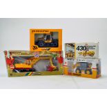 Britains 1/32 Farm Issues comprising JCB Excavator and Fastrac plus Joal Telehandler and NZG JCB 430