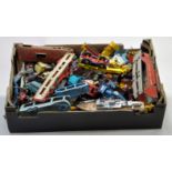 A very large assortment of Playworn Diecast, Tin and Plastic issue toys. Various makers, Dinky,