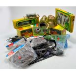 Hornby N Gauge Minitrix (Germany) model railway group comprising various boxed items including power