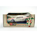 Burago 1/18 diecast issue comprising Italia 90 Ferrari Testarossa. Excellent in dusty box.