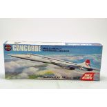 Airfix 1/144 Plastic Model Kit comprising Concorde Airliner. Appears Complete.