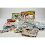 Assorted Airfix group of header cards, kits and misc part kits etc.