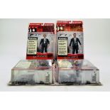 Mezco Toyz carded figure group comprising Reservoir Dogs series, Mr Orange, Mr Blonde, Mr Pink and