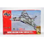 Airfix 1/72 Plastic Model Kit comprising Avro Vulcan B MK2 XH558. Appears Complete.