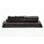 Britains scarce pre-war exhibition paperweight of the Flying Scotsman Locomotive. Scarce.