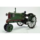 Large Scale approx. 1/12 Tin Plate Oliver Tractor. Interesting piece is refined in detail and