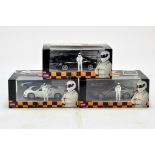 Minichamps Promotional Pauls Model Art Series 1/43 Top Gear Alfa Romeo 8C, Mercedes and Bugatti