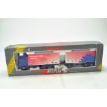 Joal 1/50 diecast truck issue comprising Volvo FH16 Double Trailer. Very Good in Box.