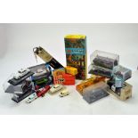 An assortment of diecast comprising various makers. Matchbox, Corgi, Dinky and others. Interesting