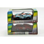 Revell 1/43 diecast issues comprising Ford GT40 Le Mans plus Ferrari GTO. Excellent to Near Mint