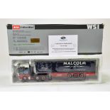 WSI Precision Diecast Truck Issue comprising MAN TGX XXL with curtain trailer. In the livery of