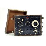 A period war aircraft collectible piece comprising wooden boxed Attenuator by Standard Telephones